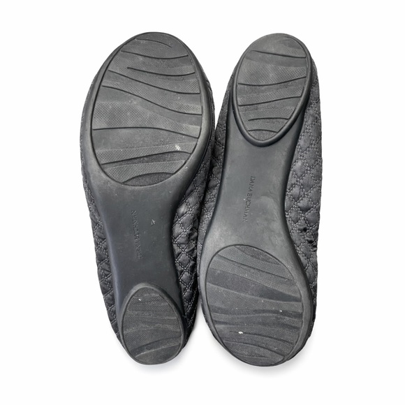 Dana Buchman Gray Quilted Ballet Flats Size 10 Women’s Cap Toe Slip On Shoes - Picture 5 of 5